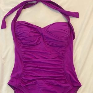 Ana pink one piece swimsuit